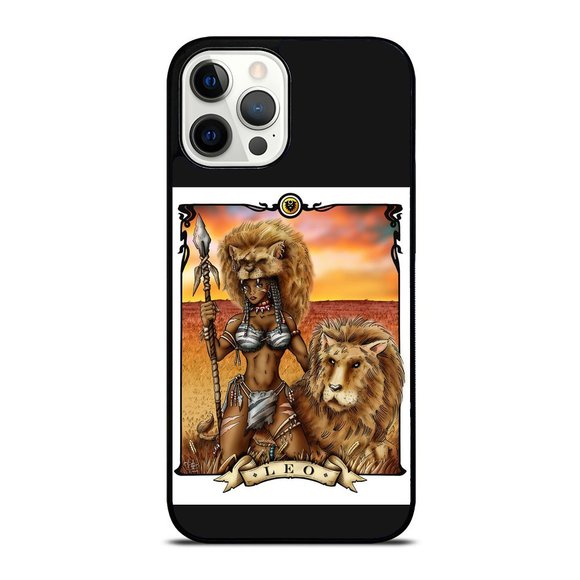 Leo Melanin Queen Strong Black Woman Zodiac Horoscope iPhone Case - Picture 1 of 1